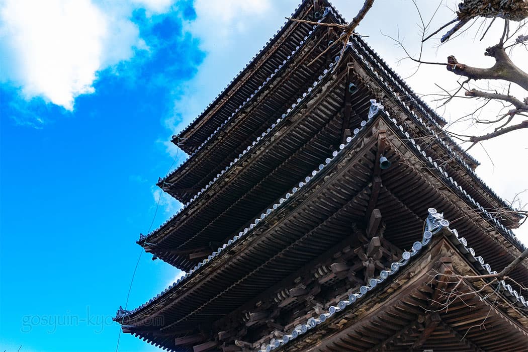 京都市東山区の八坂の塔（法観寺）