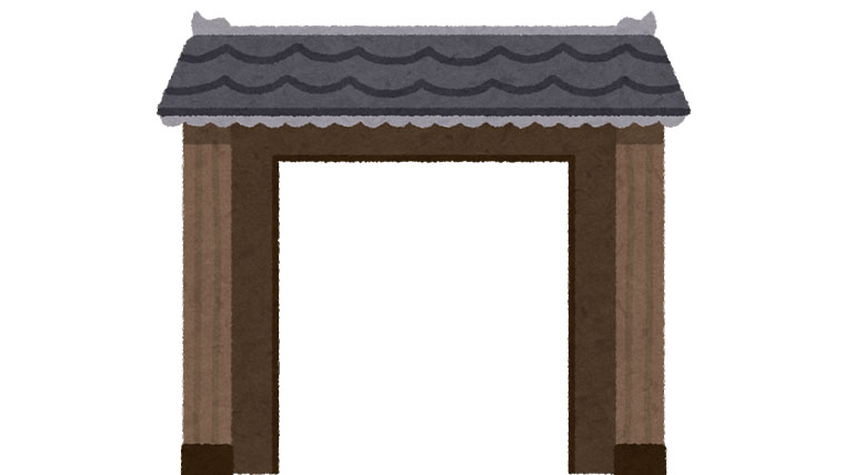 お寺の門