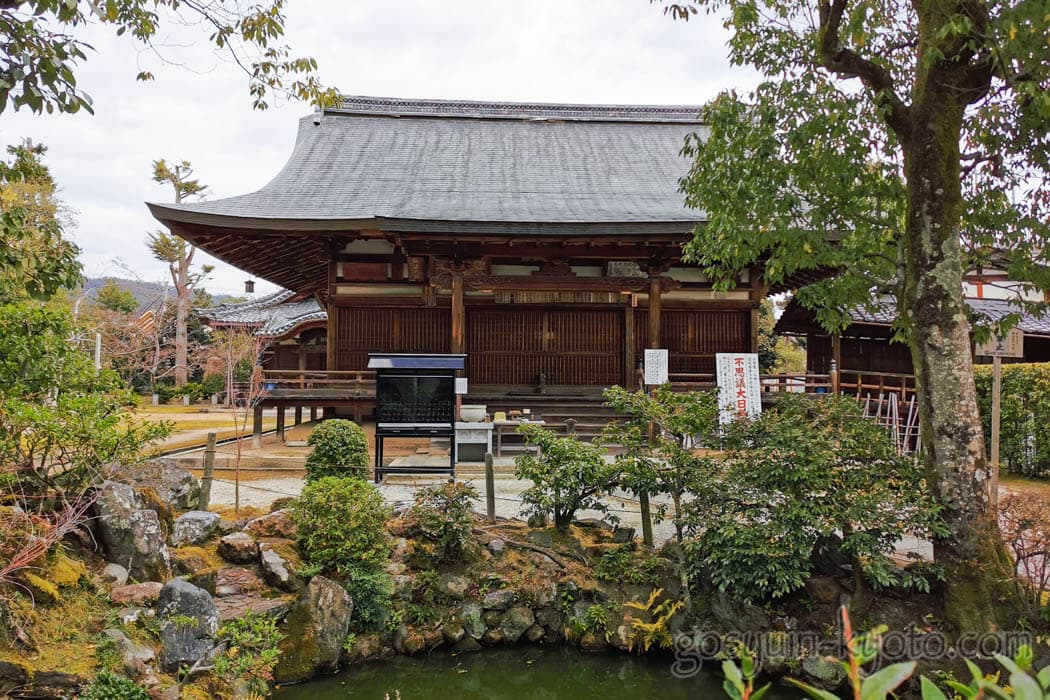 京都市北区の神光院の本堂