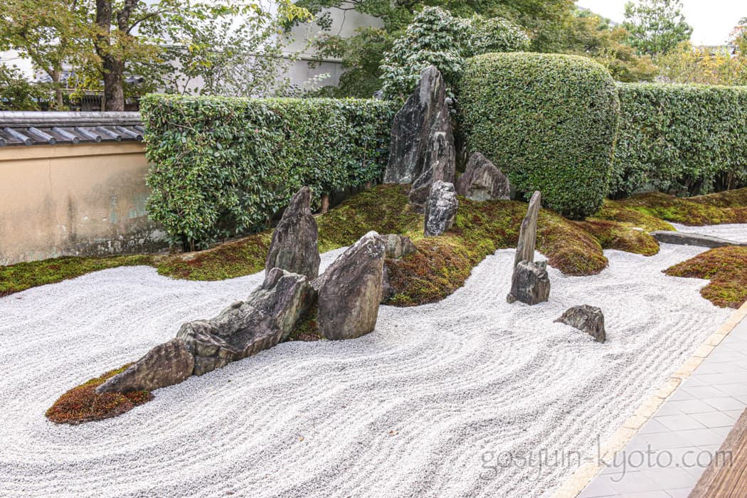 京都市北区の瑞峯院の独坐庭